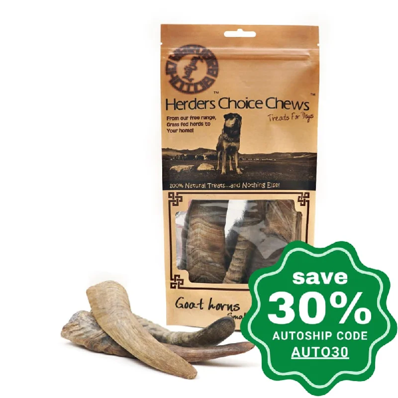 Mongolian Chews - Treat for Dogs - Herders Choice Chews - Dried Goat Horn 3PC - 200G