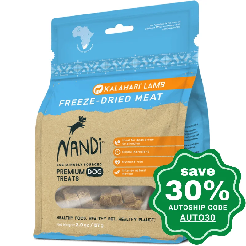 Nandi - Freeze-Dried Treats - Kalahari Lamb - 57G