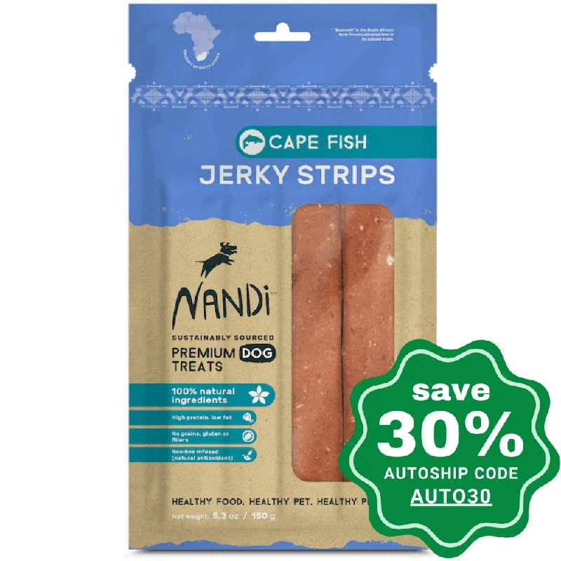 Nandi - Jerky Dog Treats - Cape Fish - 150G