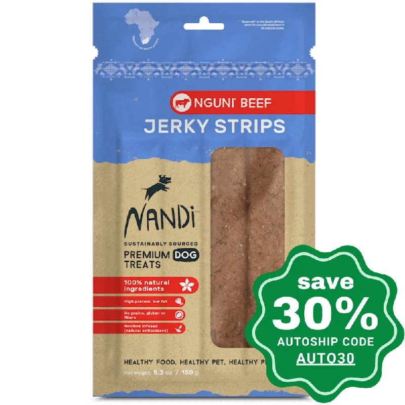 Nandi - Jerky Dog Treats - Nguni Beef - 150G