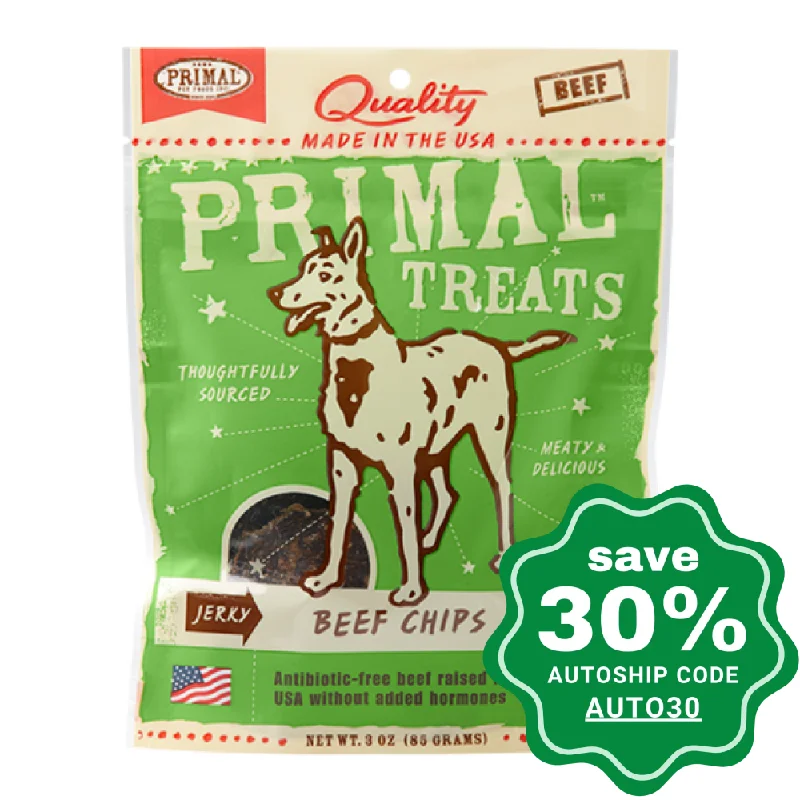 Primal - Treats - Jerky Beef Chips - 3OZ