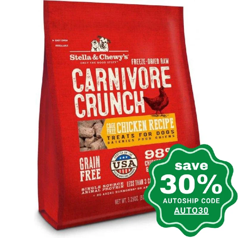 Stella & Chewy's - Freeze Dried Carnivore Crunch For Dogs - Chicken - 3.25OZ