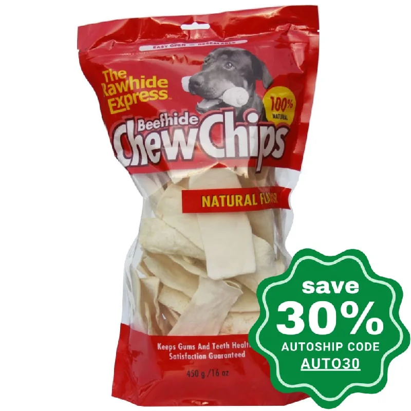 The Rawhide Express - Chew Chips - Natural - 450G